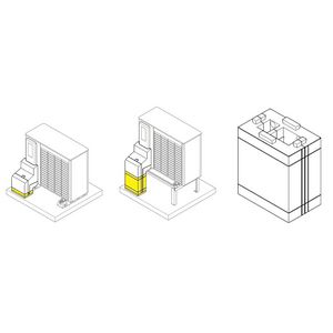 Mono WP-verbindingsset grondinstallatie uitbreiding