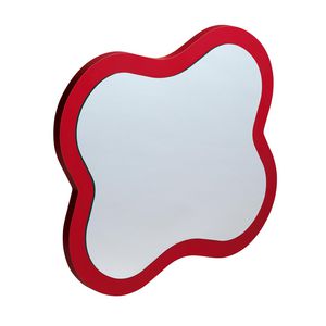 Spiegel vorm bloem china rood H4616010034691