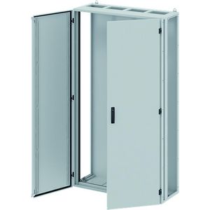 Verdeelkast vloerstaand dubbelgeisoleerd IP55 RAL7035