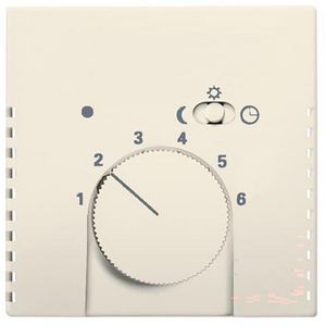 Centraalplaat afdekking v thermostaat 1095/96U s-ivoorwitwit
