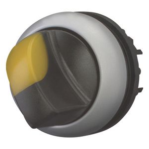 Keuzeschakelaar 2 standen verlicht geel VVE=5