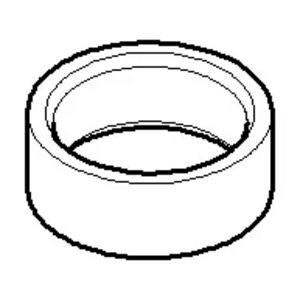 Ring 20x7,5mm Champagne (22kt Goud)