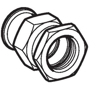 3-del. koppeling (wartel RVS) MAPRESS RVS siliconenvrij (LABS-vrij) 15x1/2"bn.