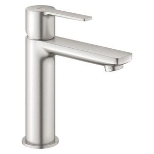 Lineare S-size wastafelmengkraan supersteel (rvs look) pushopen