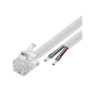 Kabel CABLE RJ10-OPEN END 10m WH