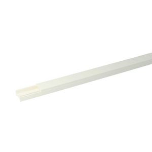 Lengte a 4m. Leidingkanaal K25 Koker+deksel 25x4m wit