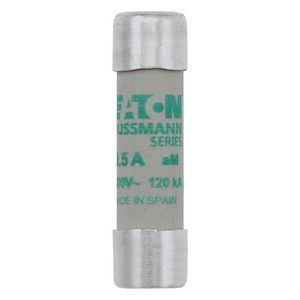 Zekering laagspanning 0.5A AC 500V 10x38mm aM IEC VVE=10