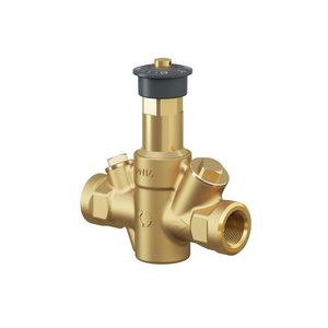 Aquastrom F stopkraan PN16 , z.aftap, DN15, bidr. 1/2 x bt.