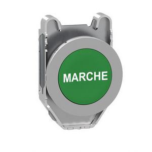 Kop verzonken drukknop Metaal TerugveringMARCHE" G