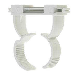 Kunststof buisklem gesloten halvrij FC 25-32mm grijs VVE=200