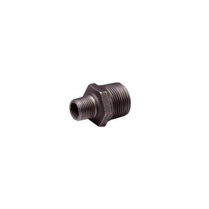 Dubbele nippel malleabel gietijzer verzinkt verlopend nr.245 3/4"x1/4" bt.