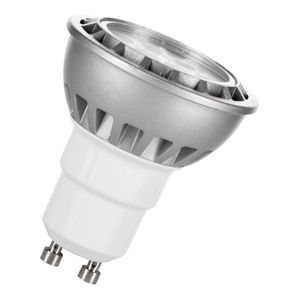 LED-lamp GU10 spot PAR16 7W 75W 670lm 830 30D Alu