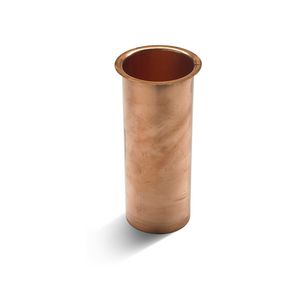 Koperen tapeind vlak 80mm lang 330mm