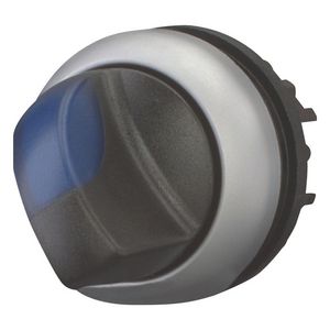 Keuzeschakelaar 2 standen verlicht blauw VVE=5