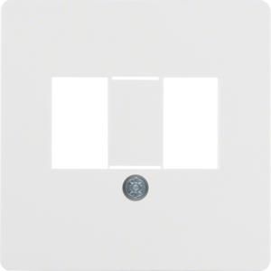 Centraalpl RJ-datacontds. 2v rechte uitg berker polar wit glans