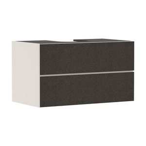 Badmeubel Xevolos E SMB 980/550 2L inbouwwastafel gesl. TDG