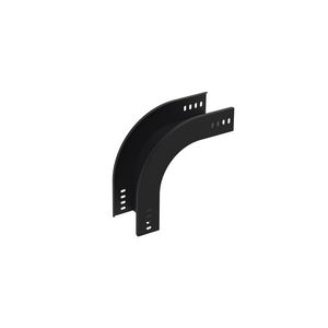 Vervalstuk vast 120mm zwart KG281