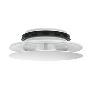 Ventilatieventiel luchtafvoer- en toevoer DucoVent Comfort kunststof ø125mm wit