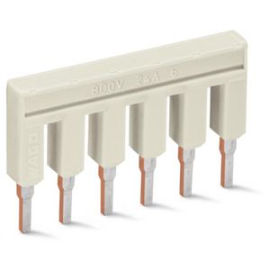 Brug 6-voudig geisoleerd lichtgrijs 2002-406 VVE=25