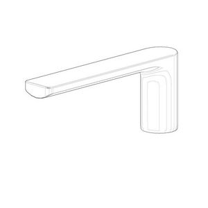 Uitloop 54x116x278mm Mat Wit