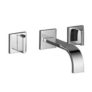 MEM 3-gats wandmengkraan z.afvoer. Dark Chrome 36707782-19