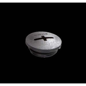 Blindstop kunststof M63x1,5 glasvezelversterkt, zwart (EVSG63BK) VVE=25