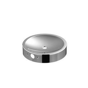 Zeepbakje met afvoer 120x20mm chr