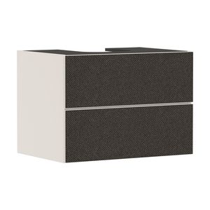 Badmeubel Xevolos E SMB 780/550 2L inbouwwastafel gesl. TDG