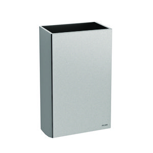 Afvalkorf muurmodel rechthoekig 20L RVS 304 mat