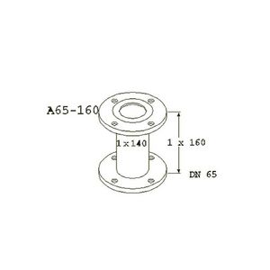 Passtuk A65-160 DN65 PN6 160mm