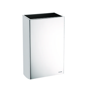 Afvalkorf muurmodel rechthoekig 20L RVS 304 glanzend