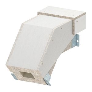 Valbocht voor BSKH09-K0506 50x60 glasvezel grijs