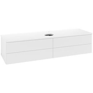 Wastafelonderkast Antao 1600x360x500mm White Matt Lacquer L25050MT