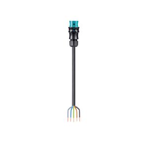 Aansluitsnoer RST20I5 female 1,5mm² 100cm B2CA turquoise VVE=30