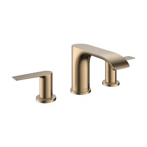 Wastafelmengkraan Vivenis 3-gats 90+PopUp trekwaste Brushed Bronze