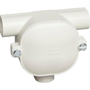 Lasdoos rond T-doos 3x16mm deksel recycled kunststof VVE=100