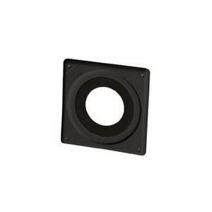 Gevel Manchet KS voor Muurdoorvoer 60/100 zwart