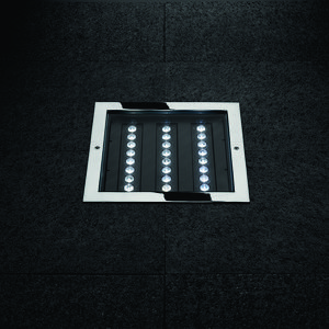 LED-Grondinbouwarmatuur 3000K 26,4W statisch elliptische Opt