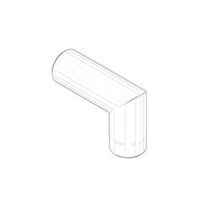 Aansluiting 1/2" 61,5x42,5x21mm Mat Wit
