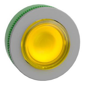 Flush mounted zb5 yellow illum. LED push push but. proj.