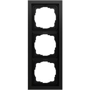 Afdekraam 3-voudig Gira F200 zwart m(gel.)