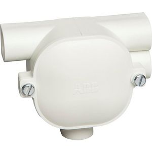 Lasdoos rond T-doos dubbel re 4x16mm deksel recycled VVE=100