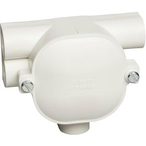 Lasdoos rond T-doos dubbel li 4x16mm deksel recycled VVE=100