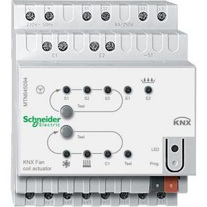 Fan Coil actor Lichtgrijs KNX