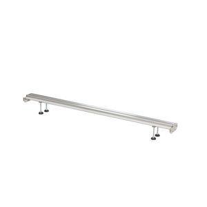 Sleufgootdeel koppelbaar RVS 1000x50mm inlaatsleuf 8mm zonder uitlaat
