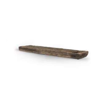 Wooden Bath Shelf Raw circa 69 x 16 x 4 cm, massief eiken