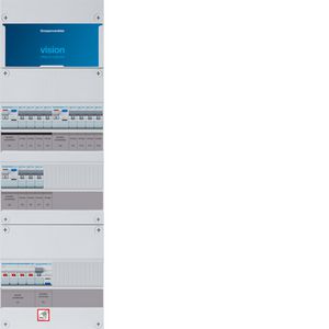 11-groepenverdeler, HS, 3x ALS 63A +PV HACO 16A/300mA, 3f