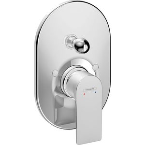Rebris E 1-hendel badmengkraan inbouw chroom