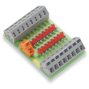 Componentenmodule met LED met 16 stuks LED rood 289-201