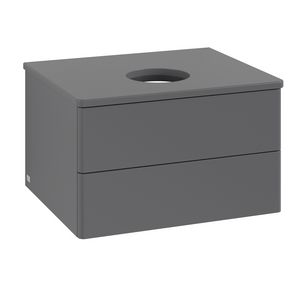 Wastafelonderkast Antao 600x360x500mm Antr. Matt Lacquer K18010GK
